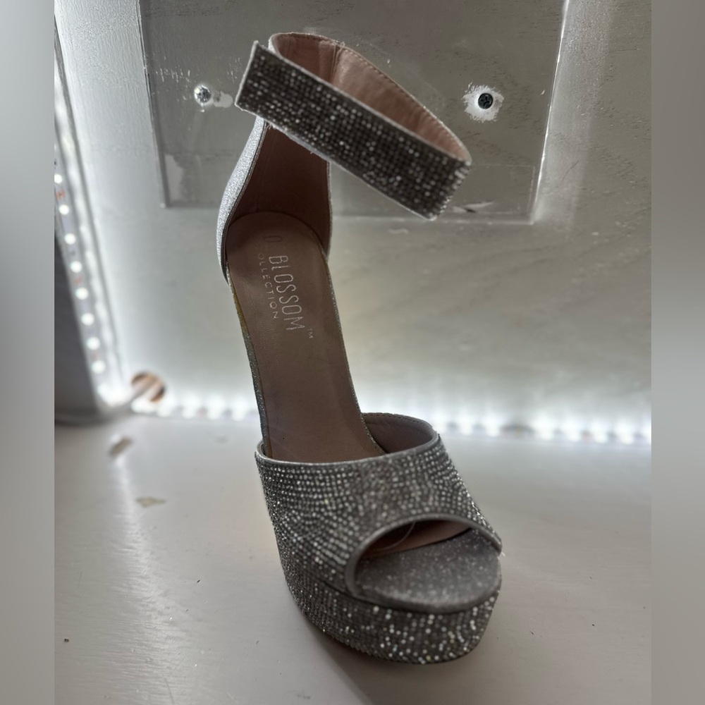The Blossom Apparel Silver Heels